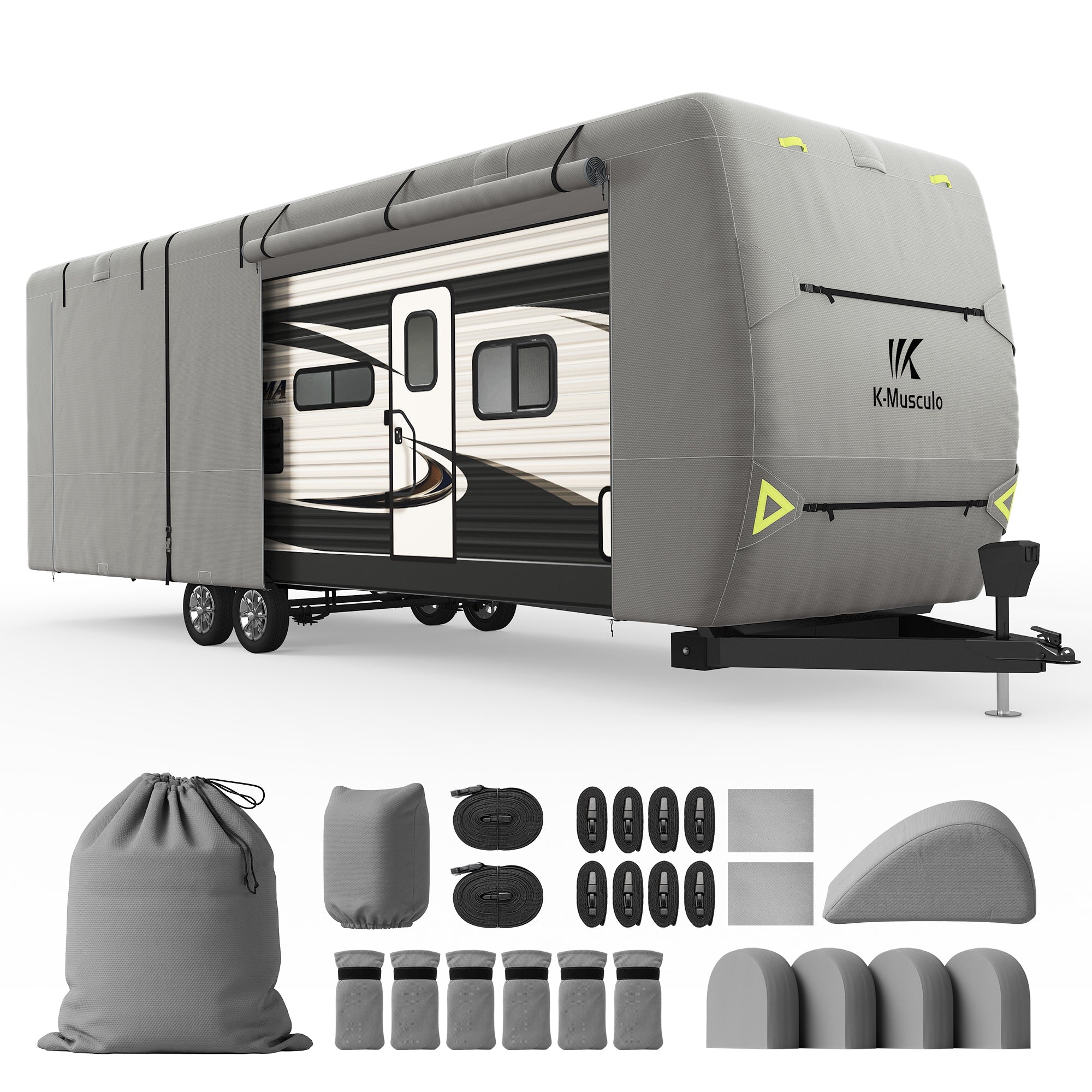 How to Install a Travel Trailer RV Cover: A Look at the K-Musculo Installation