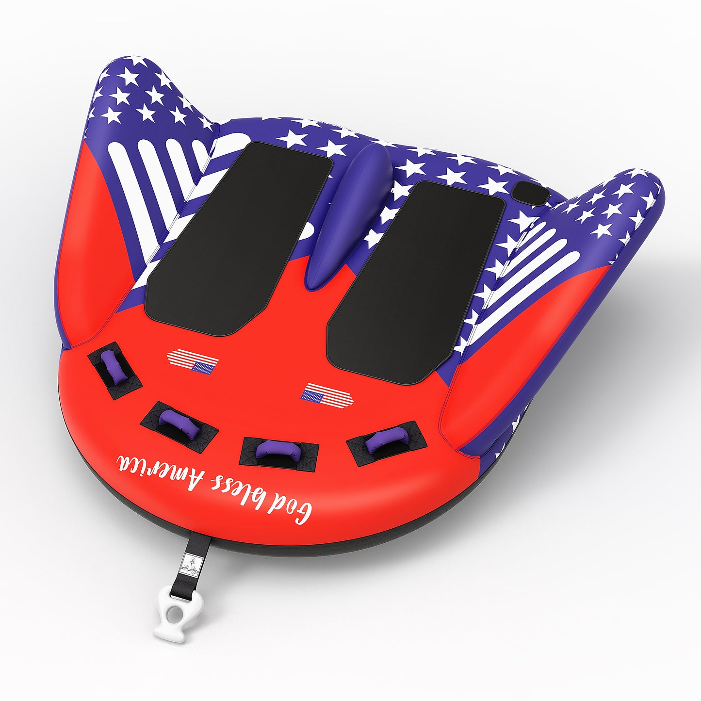 K-Musculo Towable Tubes for Boating, 840D Heavy Duty Tubes for Boating, EVA Grab Handles & Speed Safety Valve