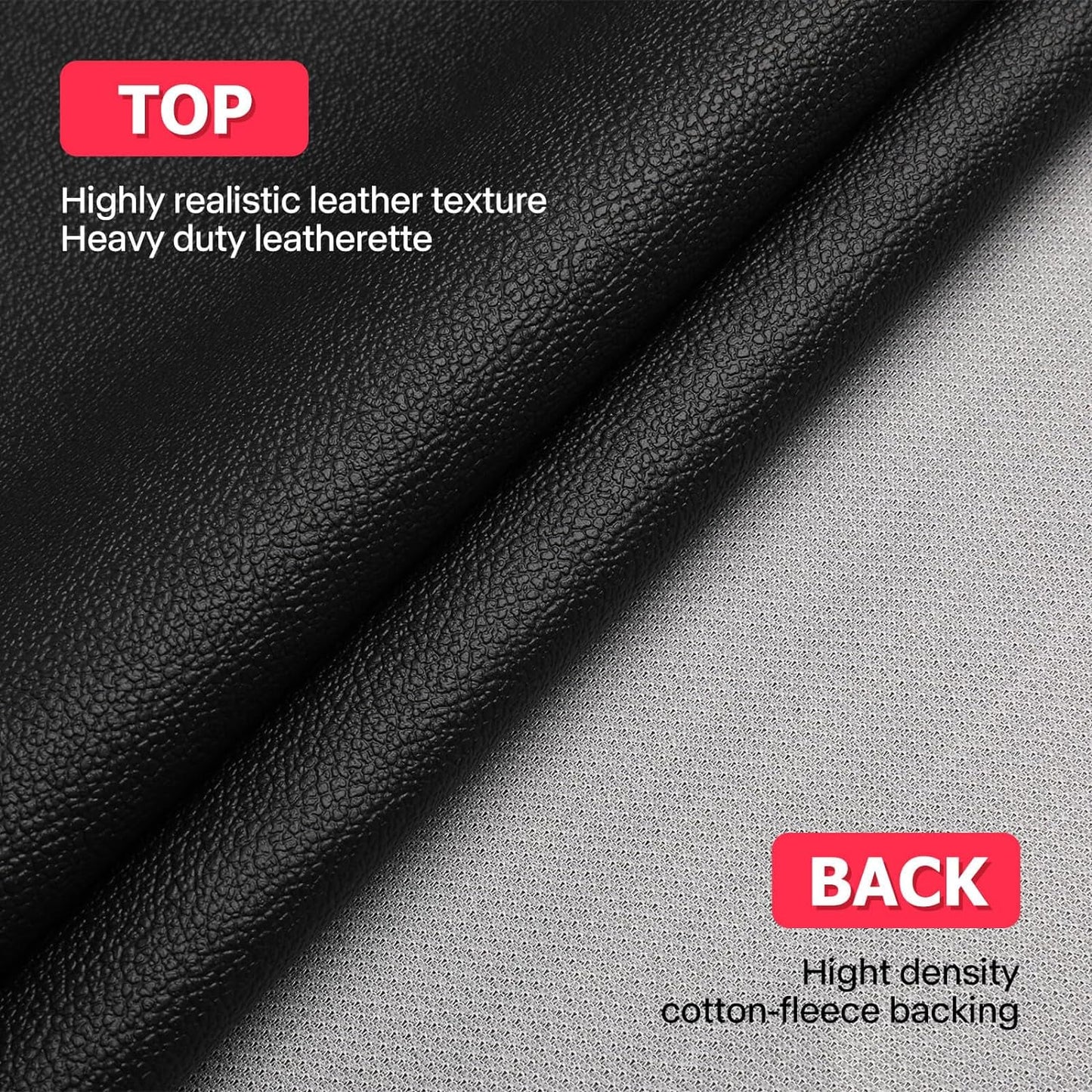 K-Musculo Vinyl Fabric, Marine Faux Leather Upholstery, for Upholstery Crafts, DIY Sewings, Sofa, Handbag, Earrings, Hair Bows Decorations