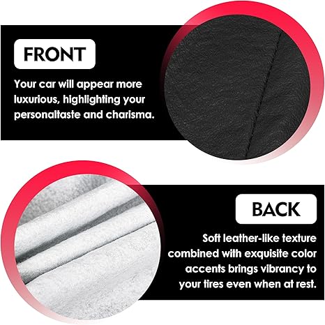 K-Musculo Spare Tire Cover, Faux Leather RV Spare Tire Cover, Waterproof Anti-UV Tire Cover RV Accessories for RV/Truck/Trailer/SUV.