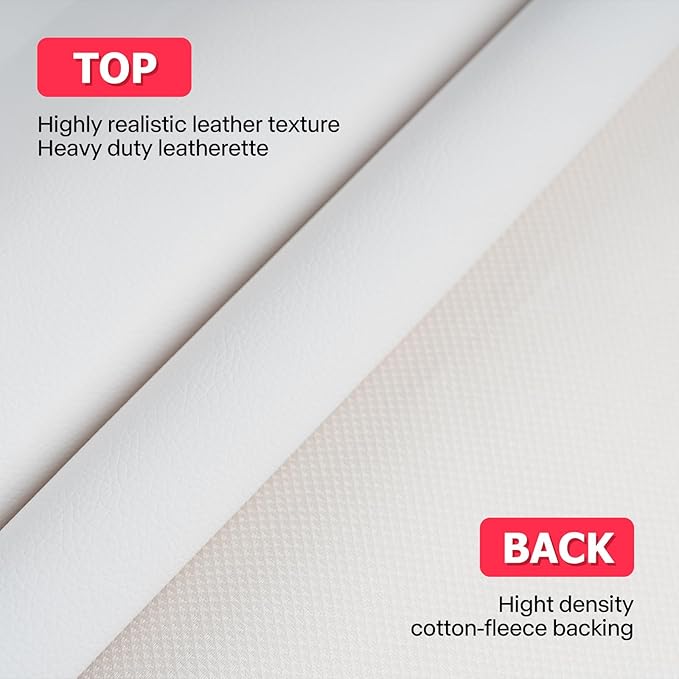 K-Musculo Vinyl Fabric, Marine Faux Leather Upholstery, for Upholstery Crafts, DIY Sewings, Sofa, Handbag, Earrings, Hair Bows Decorations