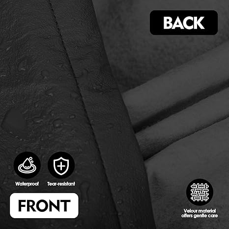 K-Musculo RV Tire Covers, Dual Axle Wheel Cover Heavy-Duty Leather, 2 Pack RV Wheel Cover,Tires Double Buckles, Suitable for, RV, Truck, Trailer, Universal for All Seasons.