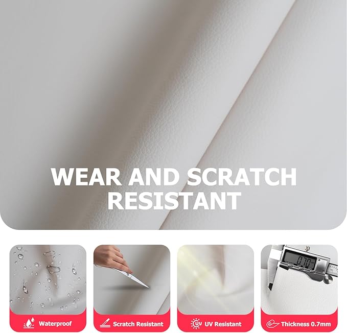 K-Musculo Vinyl Fabric, Marine Faux Leather Upholstery, for Upholstery Crafts, DIY Sewings, Sofa, Handbag, Earrings, Hair Bows Decorations