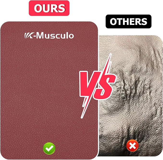 K-Musculo Vinyl Fabric, Marine Faux Leather Upholstery, for Upholstery Crafts, DIY Sewings, Sofa, Handbag, Earrings, Hair Bows Decorations