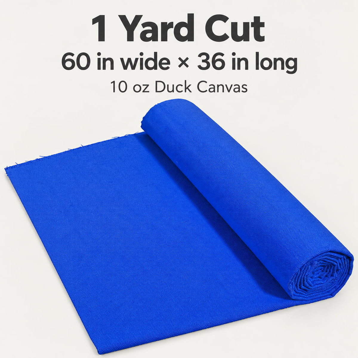 K-Musculo 10 oz Cotton Blend Duck Canvas Fabric, 60" Wide x 1 Yard for Sewing & Crafts