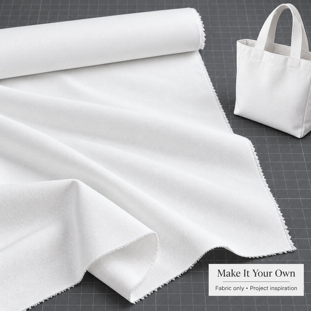 K-Musculo 10 oz Cotton Blend Duck Canvas Fabric, 60" Wide x 3 Yards for Sewing & Home Decor