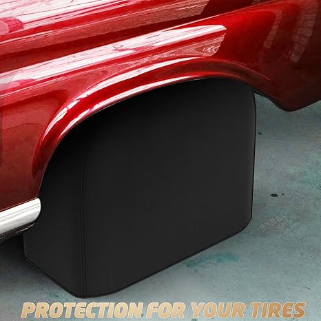K-Musculo RV Tire Covers 4-Pack, Waterproof Wheel Covers for RV Wheel Travel Trailer Camper Truck SUV