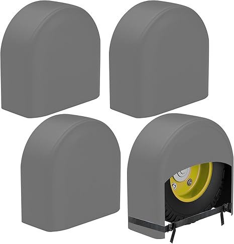 K-Musculo RV Tire Covers 4-Pack, Waterproof Wheel Covers for RV Wheel Travel Trailer Camper Truck SUV