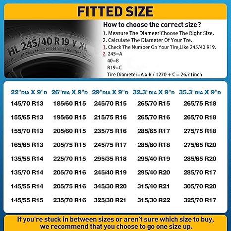 K-Musculo RV Tire Covers 4-Pack, Waterproof Wheel Covers for RV Wheel Travel Trailer Camper Truck SUV