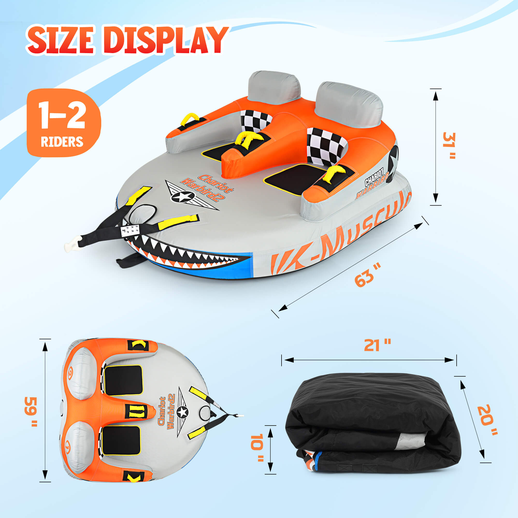 towable tubes 21