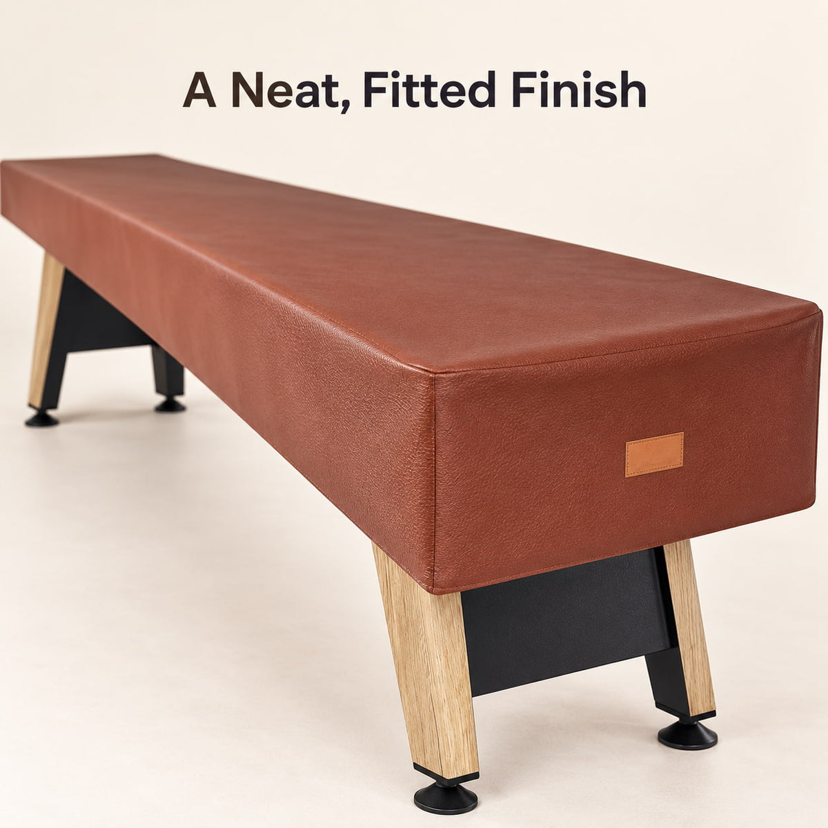 K-Musculo Shuffleboard Table Cover, Heavy Duty Waterproof Leatherette with Soft Backing & Weighted Corners