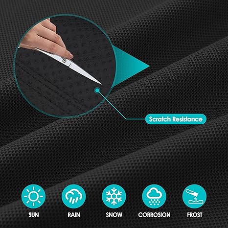 K-Musculo RV Tire Covers 4-Pack, 5 Layer Nonwoven Waterproof Wheel Covers for RV Wheel Travel Trailer Camper Truck SUV
