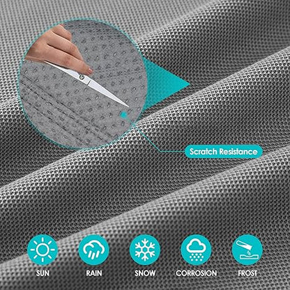 K-Musculo RV Tire Covers 4-Pack, 5 Layer Nonwoven Waterproof Wheel Covers for RV Wheel Travel Trailer Camper Truck SUV