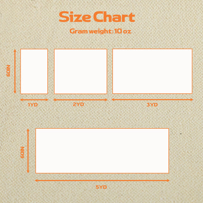 K-Musculo Cotton Canvas Fabric, Duck Canvas Fabric, 60'' Wide for Arts & Crafts, Painting, Handmade Home Decor