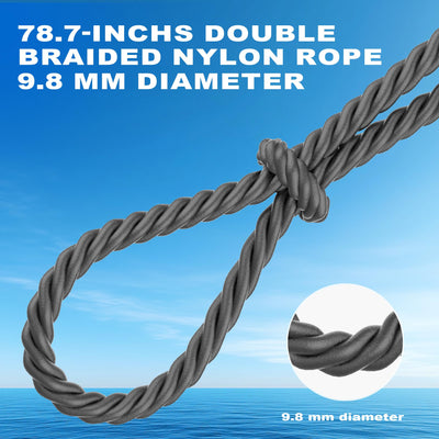 Boat Fenders, Inflatable Marine Bumpers with Ropes & Air Pump