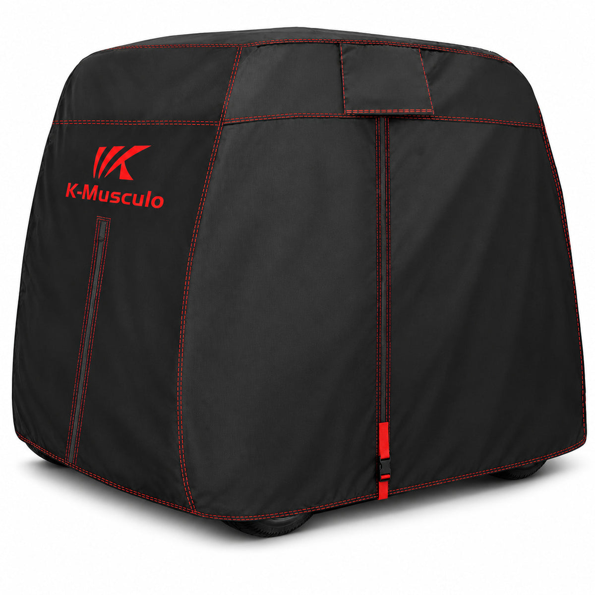 K-Musculo Golf Cart Cover, 600D Waterproof Polyester for Outdoor Storage, Gray or Black