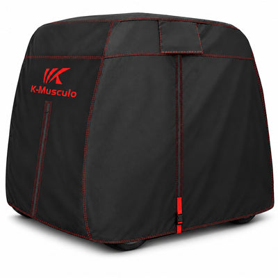K-Musculo Golf Cart Cover, 600D Waterproof Polyester for Outdoor Storage, Gray or Black