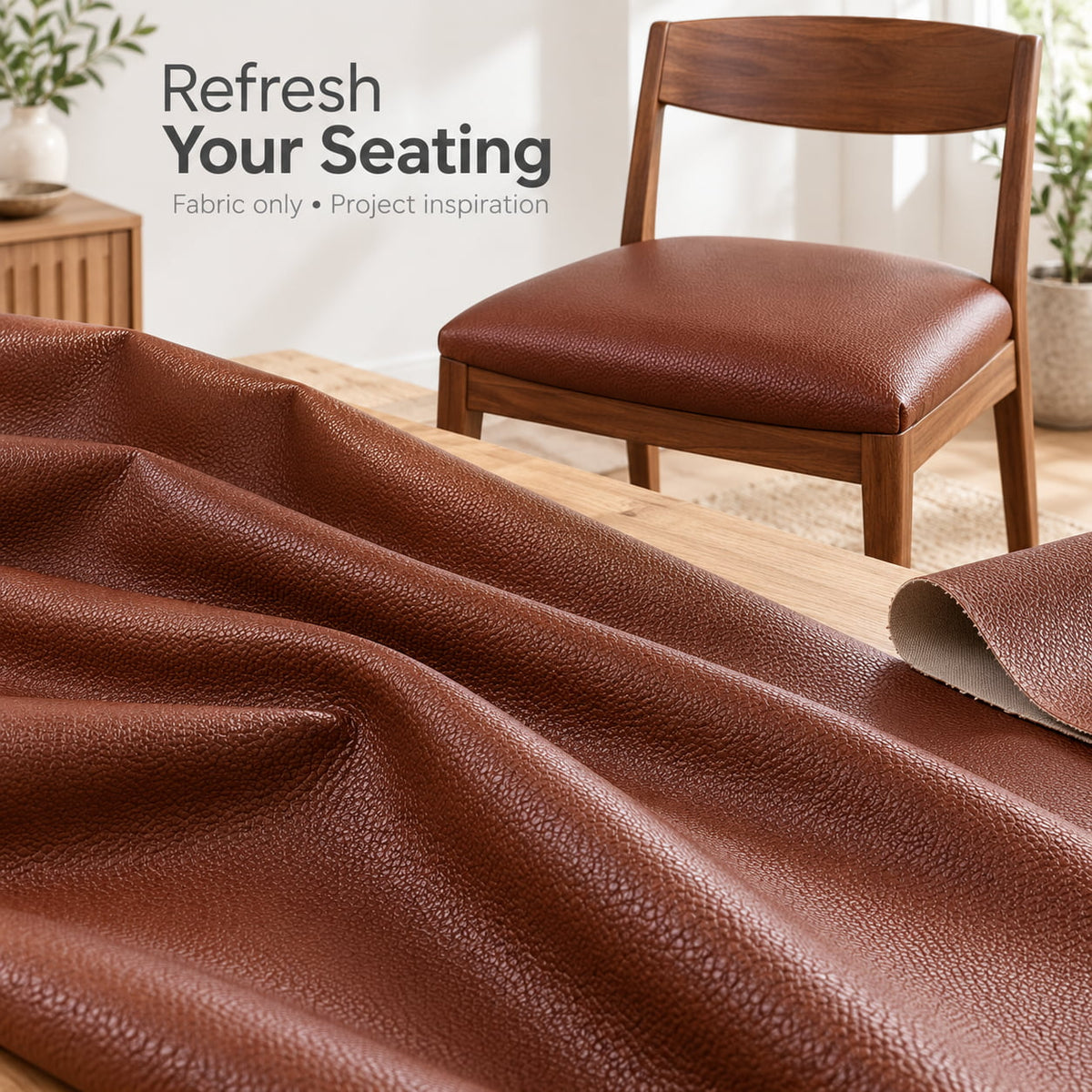 K-Musculo Vinyl Fabric, Marine Faux Leather Upholstery, for Upholstery Crafts, DIY Sewings, Sofa, Handbag