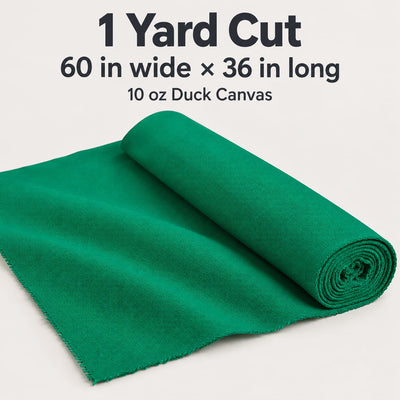 K-Musculo 10 oz Cotton Blend Duck Canvas Fabric, 60" Wide x 1 Yard for Sewing & Crafts
