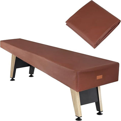 K-Musculo Shuffleboard Table Cover, Heavy Duty Waterproof Leatherette with Soft Backing & Weighted Corners