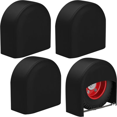 K-Musculo RV Tire Covers 4-Pack, 420D Oxford Waterproof Wheel Covers for Campers & Trailers