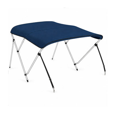 K-Musculo Bimini Top for Boats, 900D Polyester with Rear Support Poles, Straps and Storage Boot