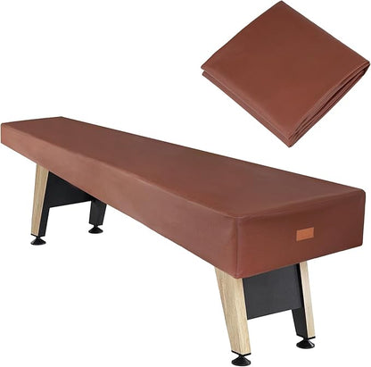 K-Musculo Shuffleboard Table Cover, Heavy Duty Leatherette Waterproof & Tearproof Shuffleboard Covers Fit for Shuffleboard Table