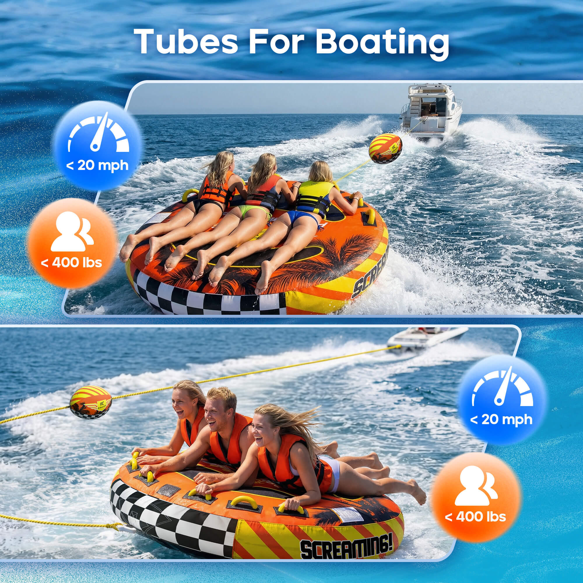 towable tubes 12